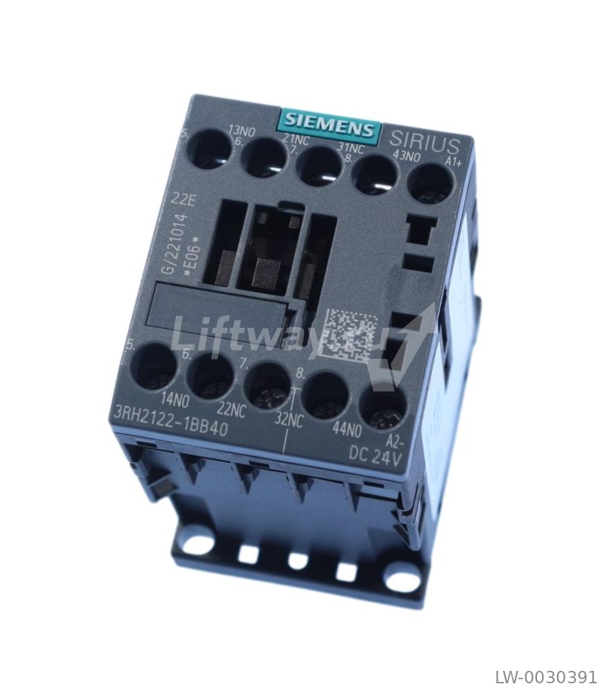 ВСПОМОГАТЕЛЬНОЕ РЕЛЕ, 2НО+2НЗ, DC 24 V, ВИНТОВЫЕ ЗАЖИМЫ, ТИПОРАЗМЕР S00