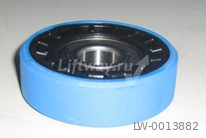 Ролик ступени эскалатора Xizi Otis D=76мм, d=20мм, H=22мм, подшипник 6204-2rs