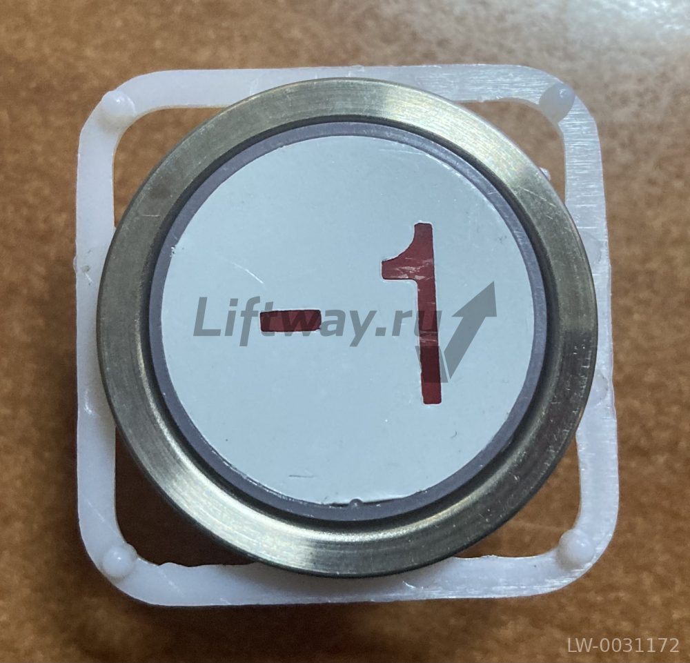 Кнопка приказа "-1" тип BA213 круглая лифт BLT