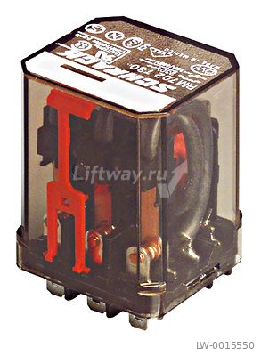 Силовое реле тип RM, 3 перекл.конт, 10A, 24VDC,Faston 187, Schrack