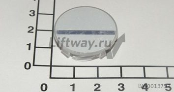 Нажимной элемент кнопки лифта Kone без маркировки, шлифовка