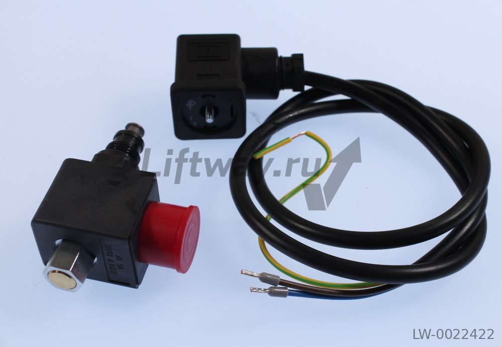 Клапан в сборе с соленоидом 190VDC (220VAC) L=800 клапанной станции Hydronic 300
