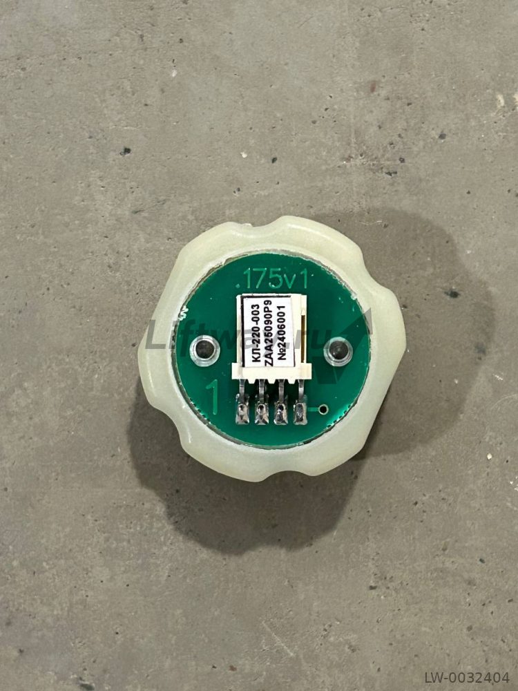 Кнопочный модуль зеленая индикация Gen2 КЛ-220-003VR ZAA25090P9 (KM-1-10) Otis