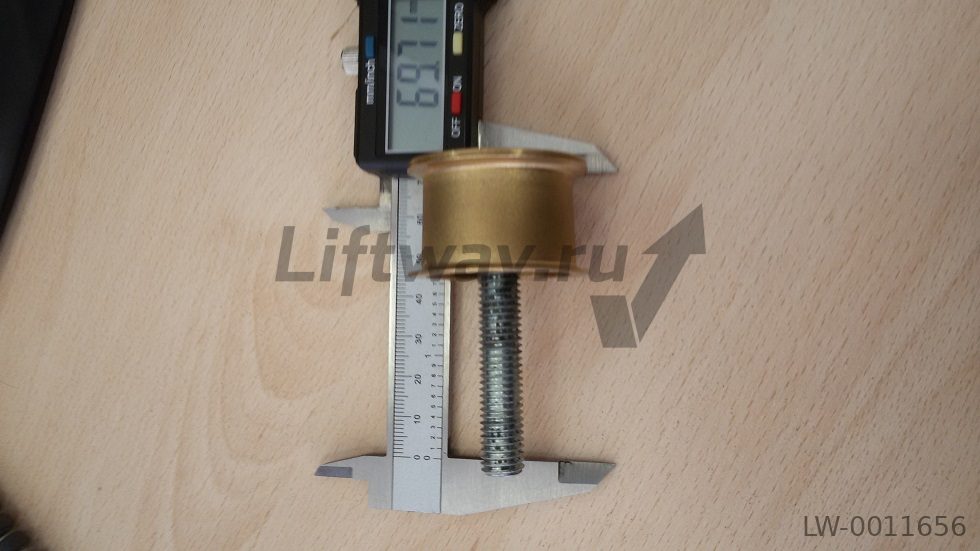 Ролик концентрический Sematic D = 40 mm, h = 25 mm со шпилькой
