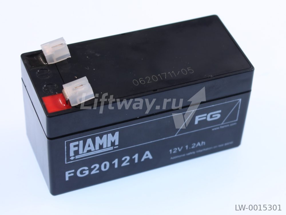 Аккумуляторная батарея FIAMM FG 20121A 12V, 1.2Ah (клеммы 4.8 мм)