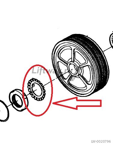 Шайба лебедка H438B / H422B