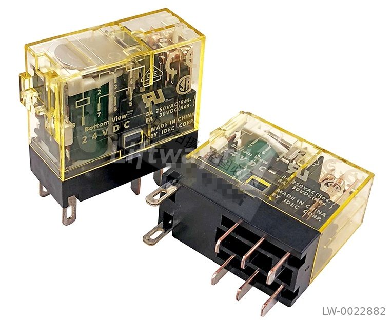 Реле IDEC RJ2S-CL-D24 катушка 24 VDC