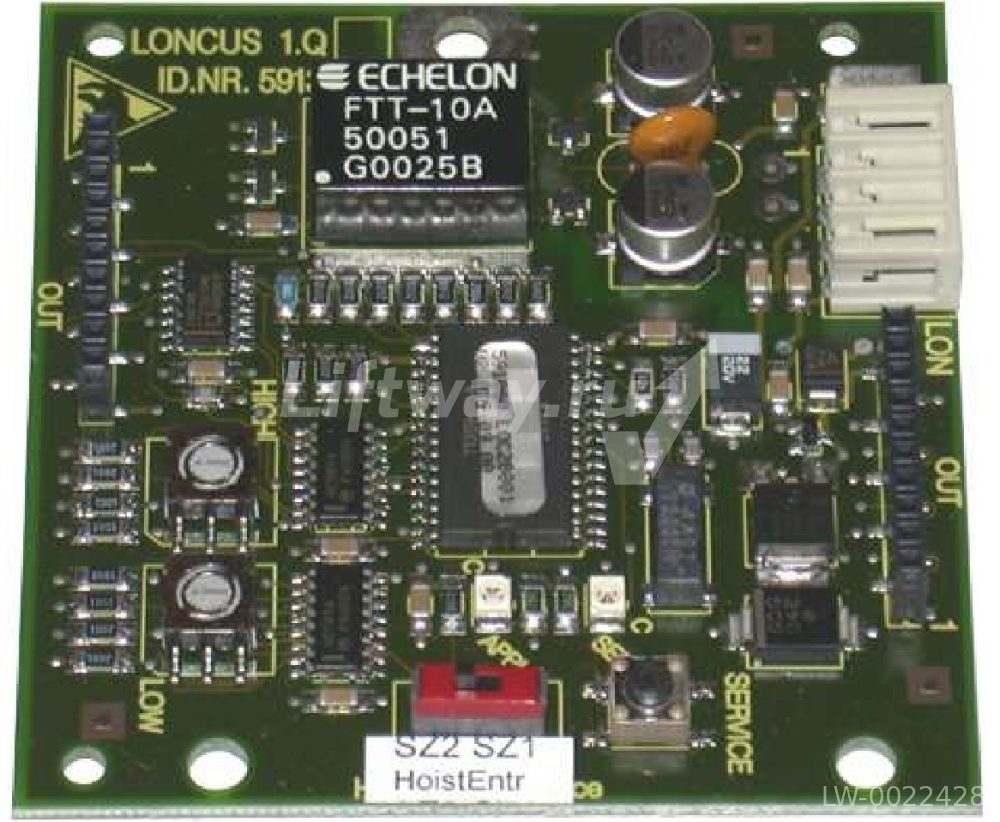 Плата адреса и гонга LONCUS 1.Q