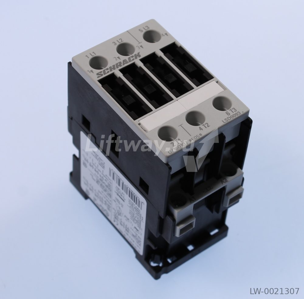 Контактор Schrack AC3 4 кВт 9A 220 VAC 50Гц