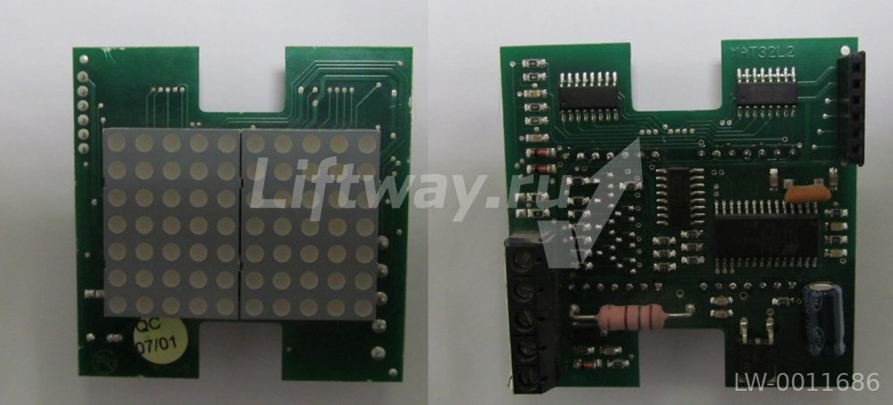 Плата этажного индикатора MAT32L Axel