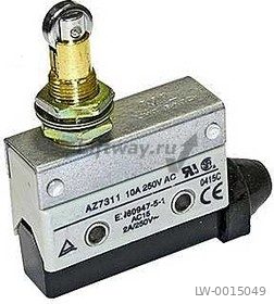 Микровыключатель AZ-7311 10A 250VAC с продольным роликом