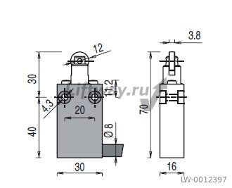 Концевой выключатель FF 4115 - 3DN