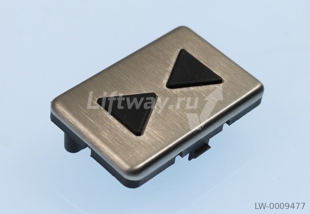 Нажимной элемент "ЗАКРЫТИЕ >I<" Eurolift MX-fixtures, шлифованный