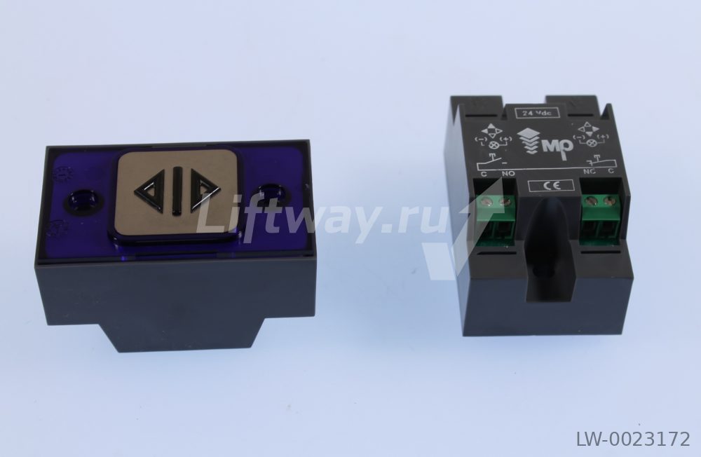 Кнопка "ОТКРЫТИЕ" синяя 1C24V COMPACT