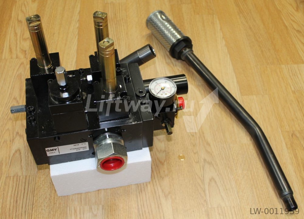 Блок клапанов GMV 3010-1"1/4, 210-029 без ручного насоса, без катушек, с VMP клапаном