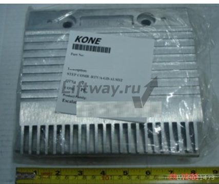 ГРЕБЕНКА ВХОДНОЙ ПЛОЩАДКИ Правая ЭСКАЛАТОРА KONE L=202.7MM A - GD - ALSI 12
