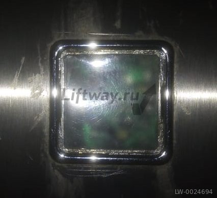 Кнопка аварийного освещения квадратная RP42 12/24В