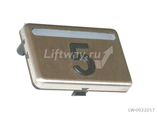 Нажимной элемент кнопки приказ "5" MX-Fixtures, шлифованный