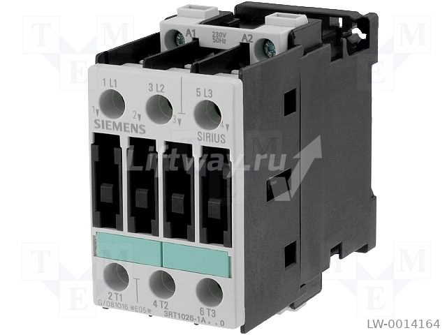 КОНТАКТОР, AC-3 11 KW/400 V, AC 24 V, 50 ГЦ, 3-ПОЛЮСА, ТИПОРАЗМЕР S0, ВИНТОВЫЕ ЗАЖИМЫ