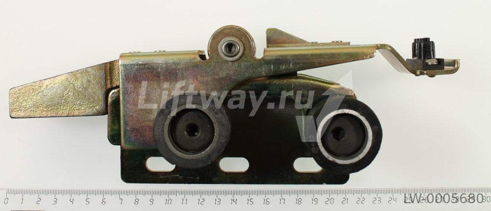 Замок ДШ (дверей шахты) левый TECHNA тип K10