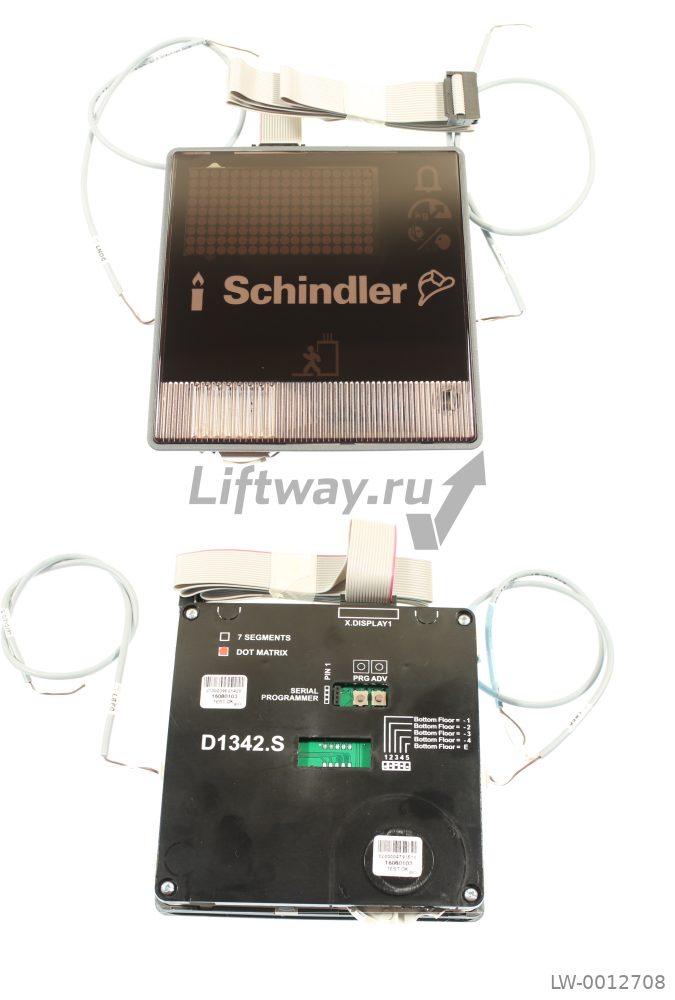 Табло (индикатор) кабины точечно-матричный BS/HD Schindler 3400/5400 (Eurolift)