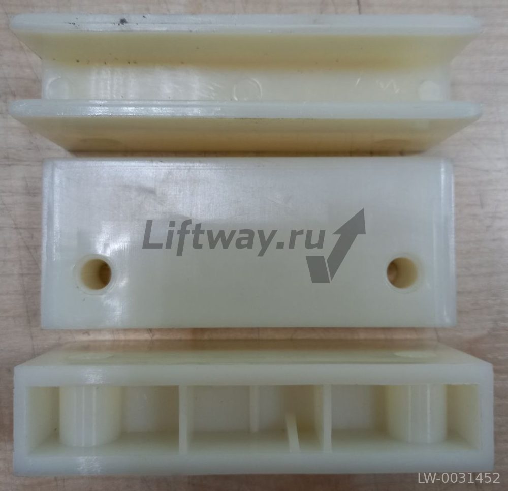 Вкладыш башмака противовеса XIZI OTIS W=17мм для T=16мм (L=120мм)