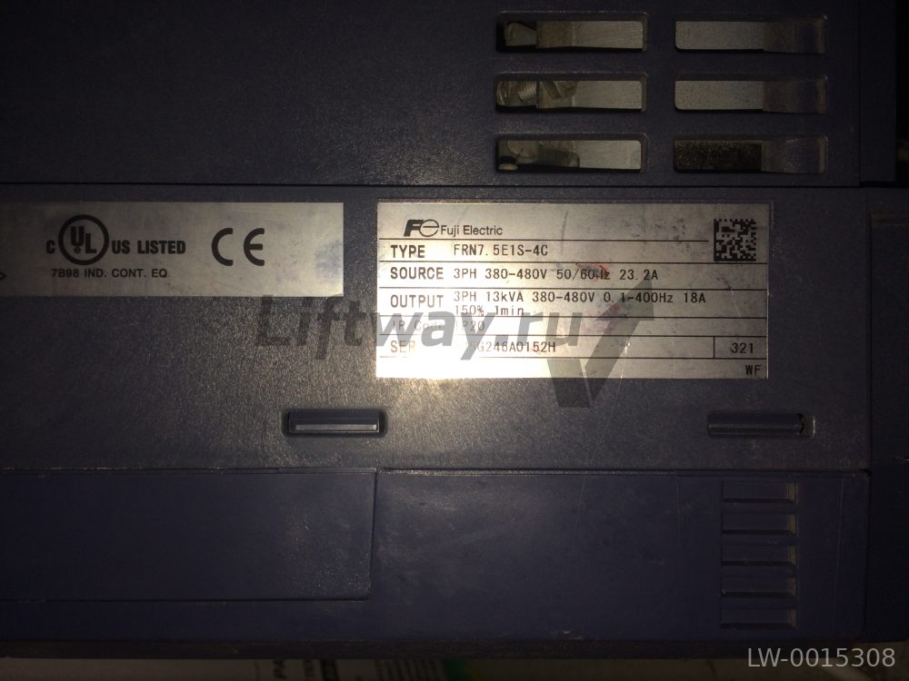 Частотный преобразователь FRN7.5G1E-4E 380-480В серия G1, 7,5 кВт, EMC фильтр, без пульта управ.
