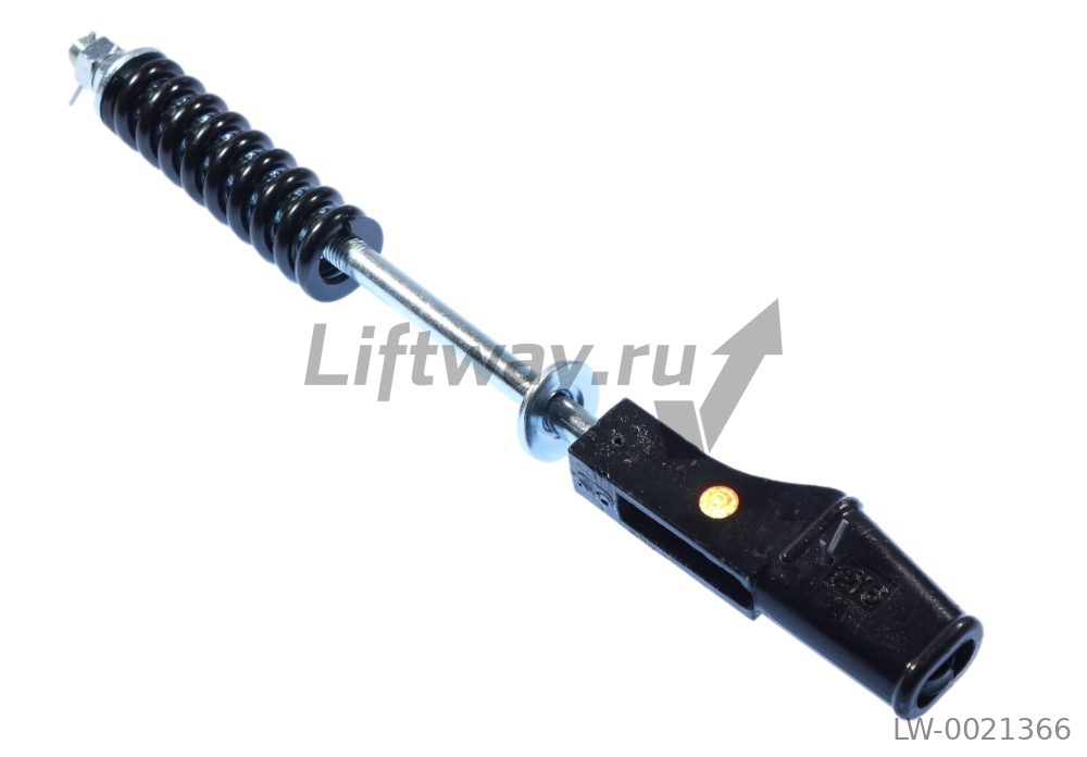 Коуш (подвеска каната) с несущей пружиной, канат 16 мм (L=620мм)