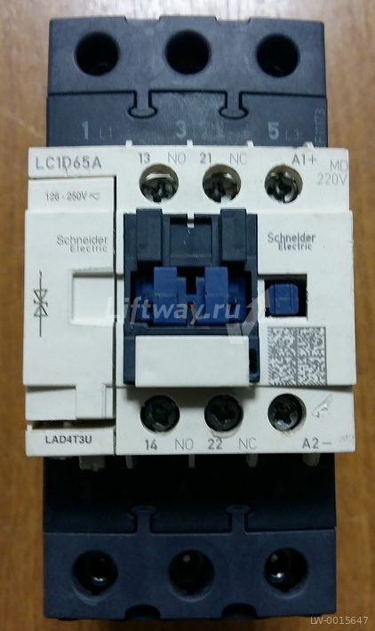 КОНТАКТОР 3P EVERLINK AC3 440В 65A КАТУШКА УПР. 220В DC