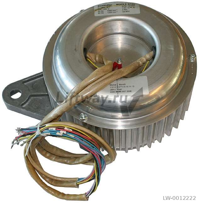 Электровигатель привода ДК QKS6/9 в сборе MQKS9-6/12M 220/380V 80VDC (ЗАМЕНЕН НА M01068)
