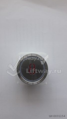Кнопка приказа "8" тип BA213 круглая лифт BLT
