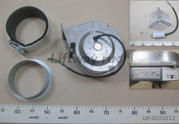 Вентилятор охлаждения главного привода G2E120-AR77-A1 230VAC 50HZ, C=2UF 450V