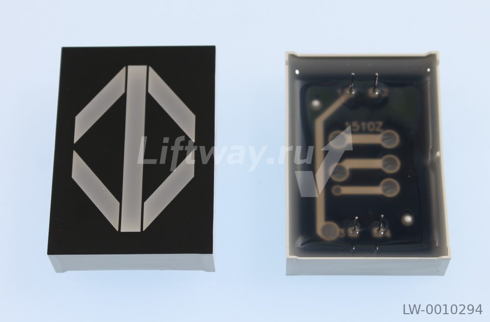 Индикатор KOUHI KTA04KB0W-1 010SR 17V (к указателю этажному (табло) УЛ11Н.22.001Ш ЩУЗ )