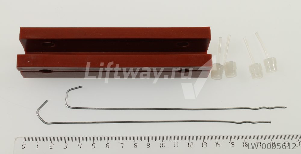 Вкладыш башмака L140 T10 c пинами и проволокой