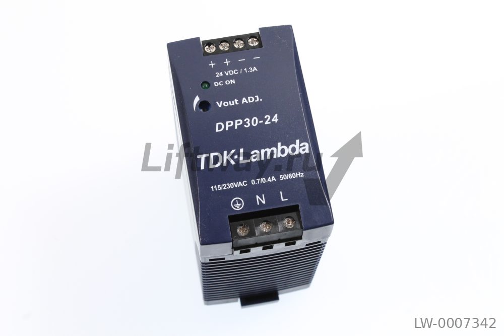 AC-DC блок питания DPP30-24 мощьность 30Вт Вход 85-264VAC/0,72A Вых 24VDC/1,3A
