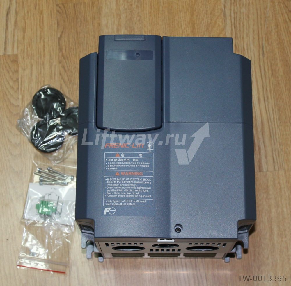 Частотный преобразователь FUJI FRN7.5LM1S-4EA 7,5кВт/18,5A упр:СВУ, IP20, без пульта, лифтовая серия
