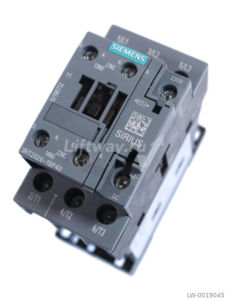 КОНТАКТОР 3-ПОЛ., AC-3, 11 КВТ/400 V, DC 230 V, ТИПОРАЗМЕР S0, ВИНТОВЫЕ КЛЕММЫ 1NO+1NC