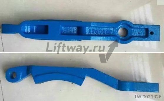 Тормозной рычаг лебедки EM-W1 с накладкой без проверки износа (под мотор 11кВт YFD160L1-4)