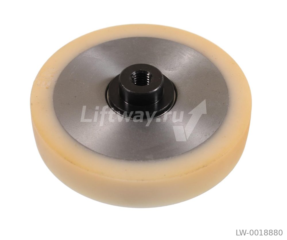 Ролик башмака VSL ø 100/15 x 20 mm VU 93°, 2 подшип. 6002 ZZ с осью (центр. ролик)