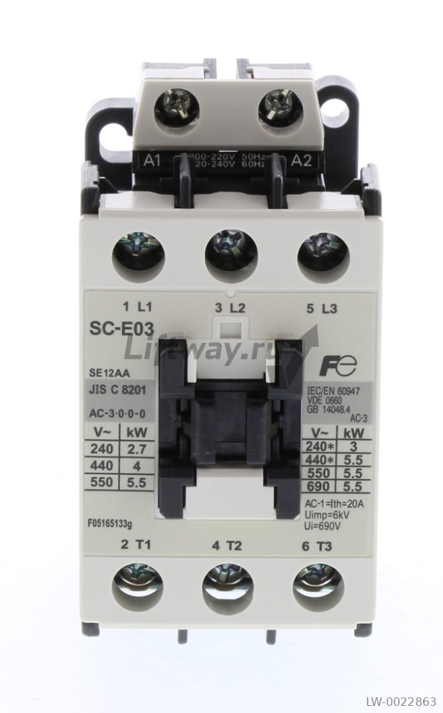 Контактор SC-E03 220Vac FUJI ELECT.