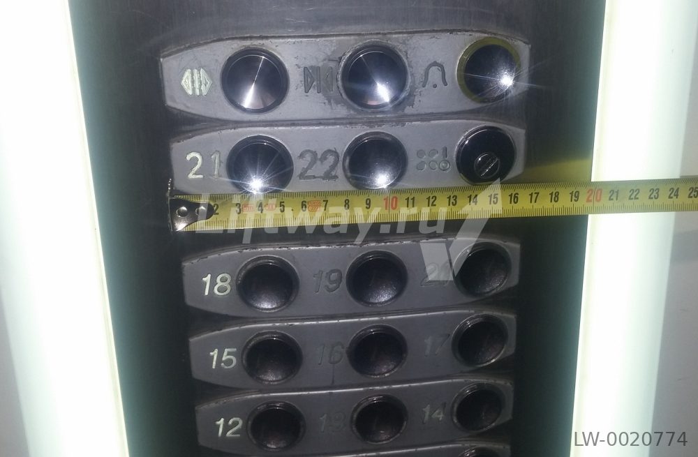 Чиклет хромированный "12,13,14" правый