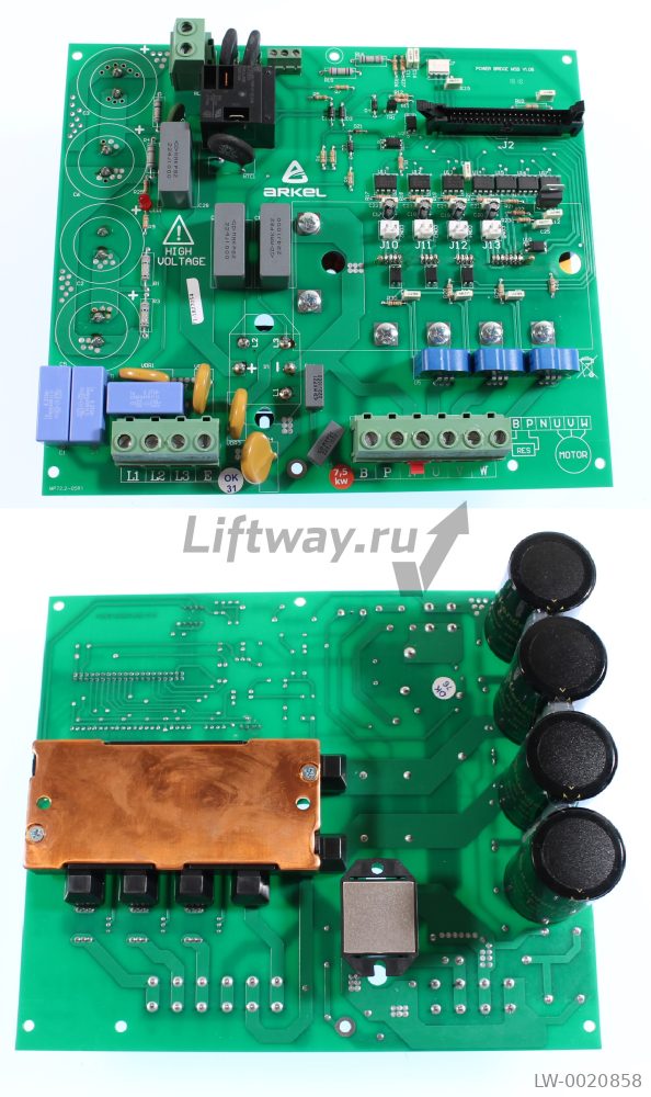 Плата MSB частотного преобразователя ADrive 7.5кВт 400В FUJI