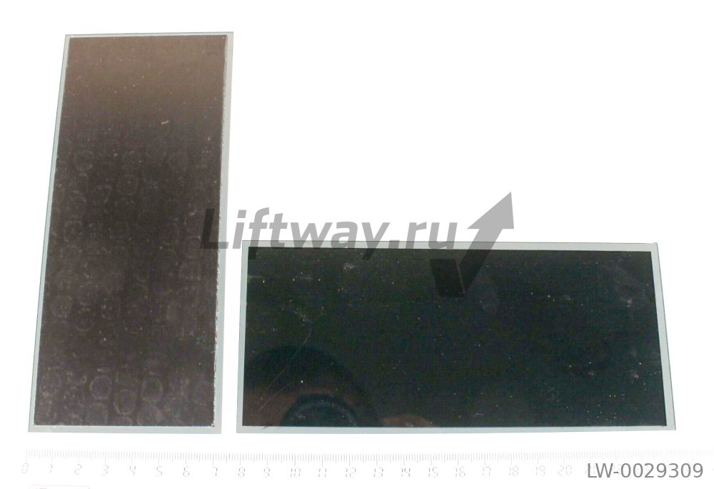 Стекло индикатора вызывного аппарата Sigma 68 х160 mm