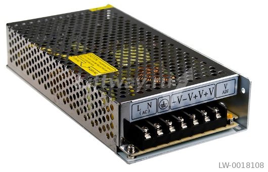 Блок питания  HF150W-SMF-24 AC-DC Вх.85-264Vac, Вых.24В 6.5А, 150Вт (RS-150-24)