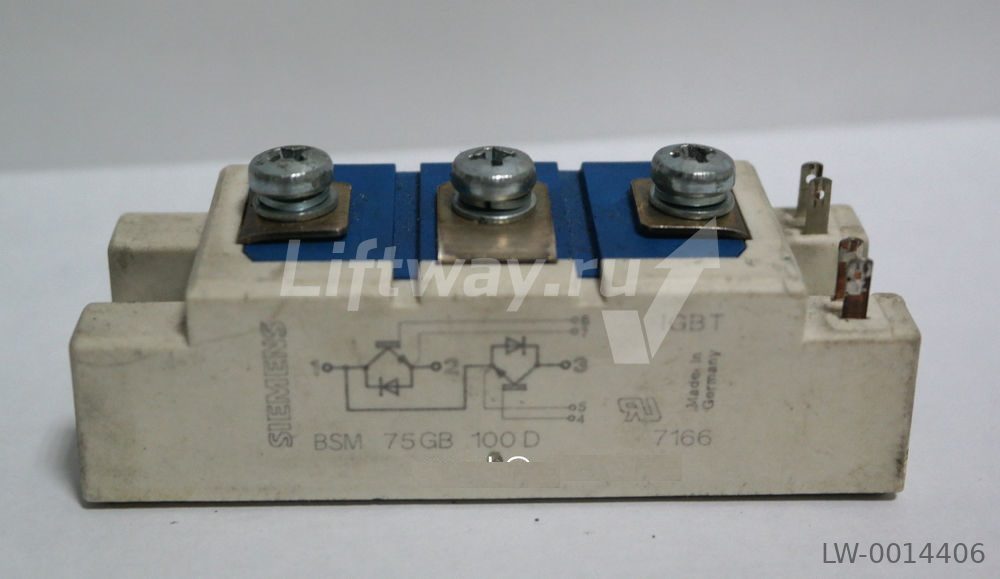 Транзисторный IGBT модуль BSM75GB100D