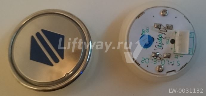 Кнопка приказа тип KAS901 "открытие двери" синяя подсветка для лифта SJEC