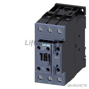Контактор 3P 30кВт/AC3/400В, блок-контакты 1НО+1НЗ катушка 110В AC 50Гц, винт. клеммы