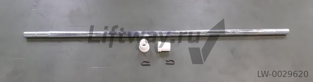 Ось ступени эскалатора SIGMA ARES, для ступени 1000 мм (D=25 мм, d пальца=14,67 мм, L=1021 мм)