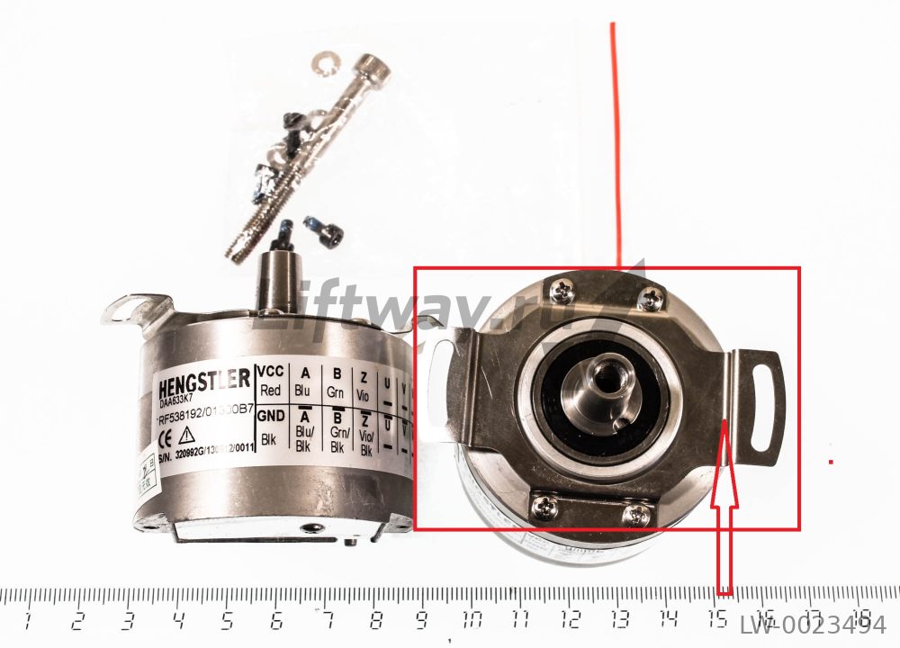 Кронштейн энкодера RF538192 (K7) лебедки Otis