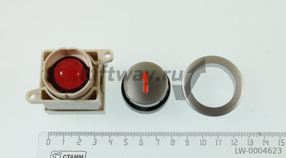 Кнопка круглая "1" Тип 21C SIGMA, LG-OTIS